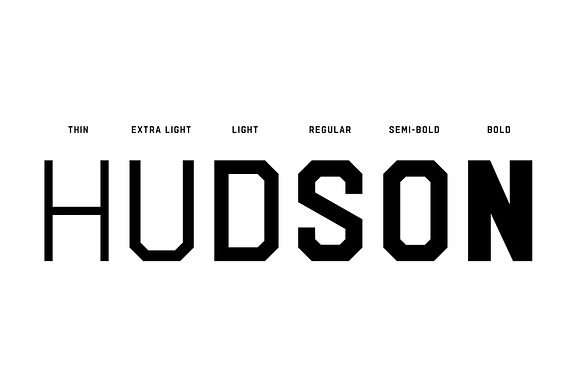 Hudson NY - Pro Edition in Sans-Serif Fonts - product preview 8