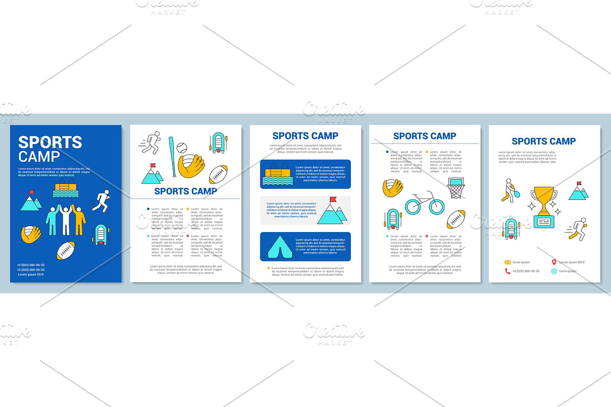 Championship, tournament training in Brochure Templates - product preview 8