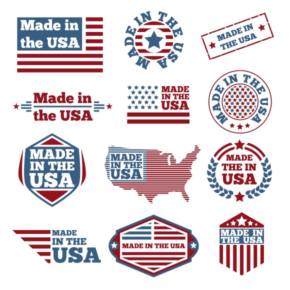 Made In Usa Labels Custom Designed Graphics Creative Market