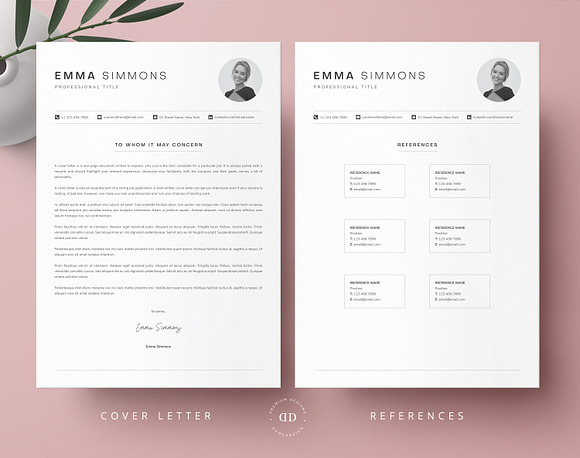 Compact One Page Resume Template Kit in Resume Templates - product preview 1