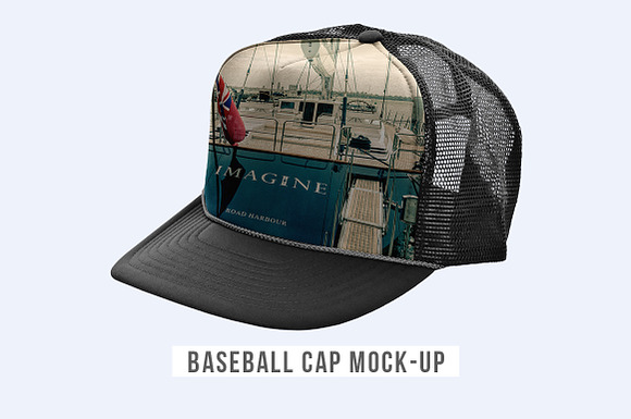 Baseball Hat Mock-up in Product Mockups - product preview 3