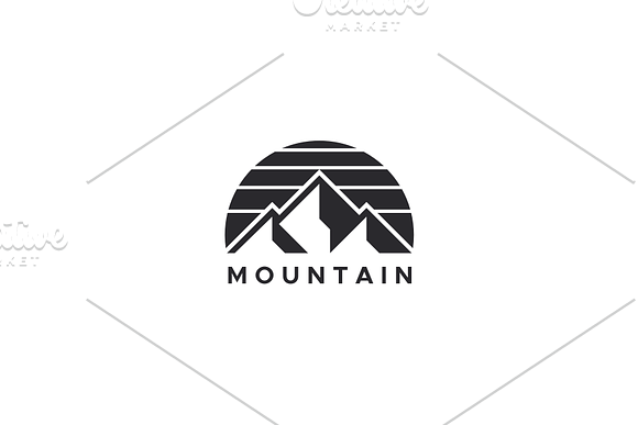 Mountain Logo in Logo Templates - product preview 2