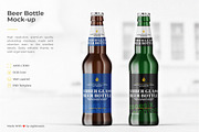 Beer Bottle Mock-Up Template