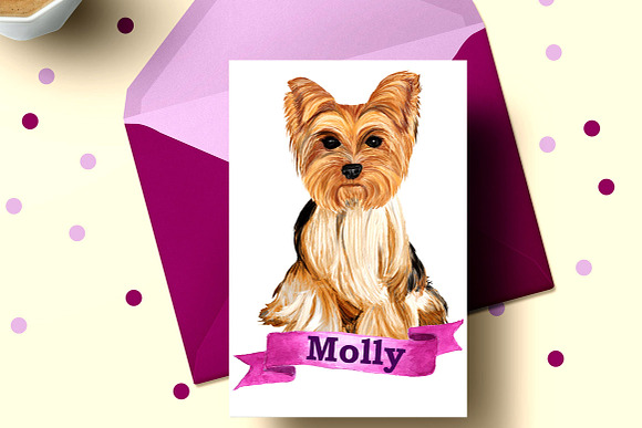 Dogs Clipart Dog breeds Pet clipart in Illustrations - product preview 6