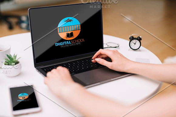 Digital School in Logo Templates - product preview 1