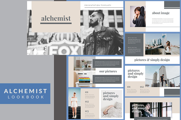 Alchemist Lookbook - Google Slides in Google Slides Templates - product preview 1