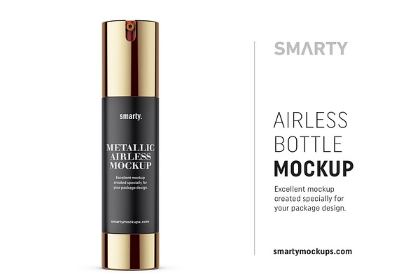 Airless bottle mockup 50ml