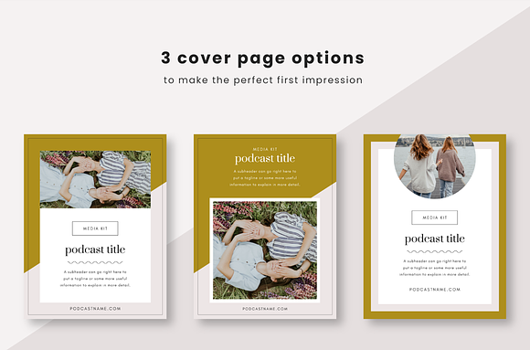 Podcast Media Kit in Magazine Templates - product preview 6