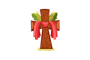 Lent Wooden Cross