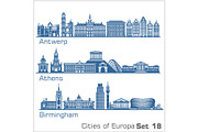 City in Europe - Antwerp, Athens