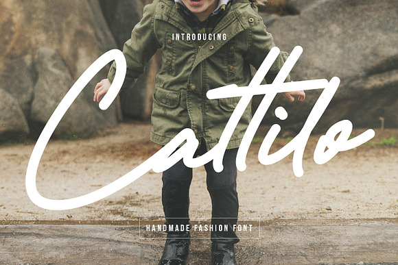 Cattilo Kids Handmade Fashion Font in Script Fonts - product preview 9