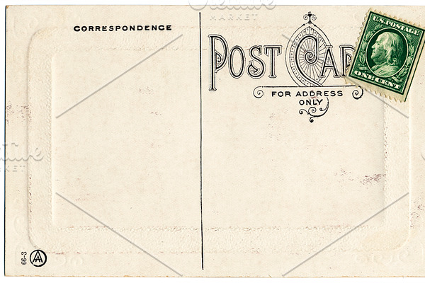 One Cent Vintage Postcard