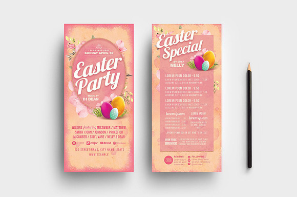 Easter Flyer Template in Flyer Templates - product preview 4