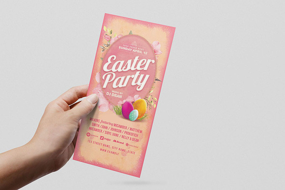 Easter Flyer Template in Flyer Templates - product preview 5