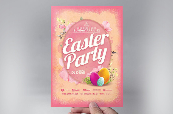 Easter Flyer Template in Flyer Templates - product preview 8