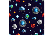 Space repeat pixel background