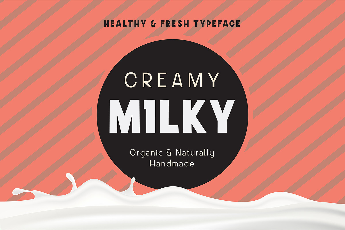Creamy Milky in Sans-Serif Fonts - product preview 8