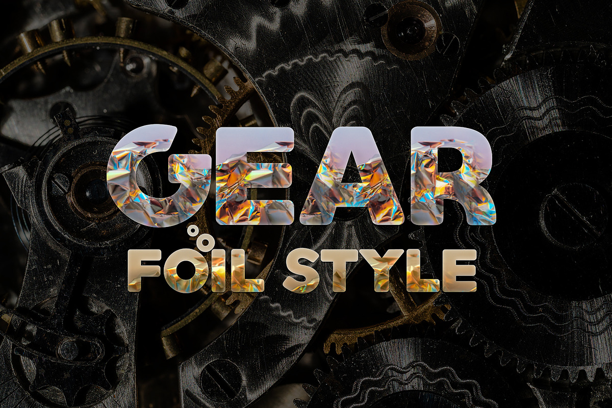 Foil Style Text Effect in Add-Ons - product preview 8