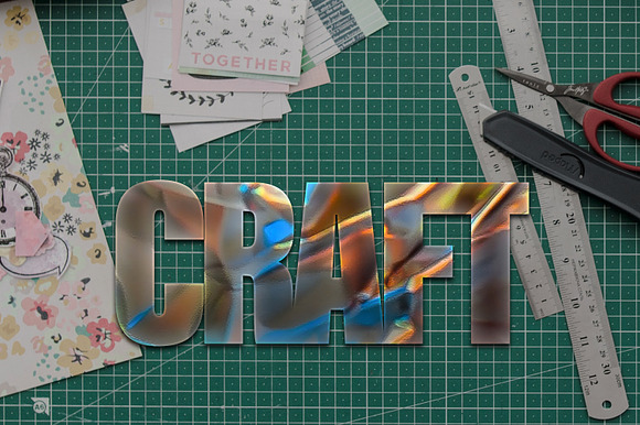 Foil Style Text Effect in Add-Ons - product preview 9