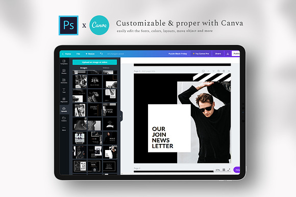 Puzzle Friday Instagram - Canva & PS in Instagram Templates - product preview 6