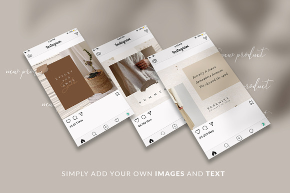 Puzzle Amelie Instagram - Canva & PS in Instagram Templates - product preview 8