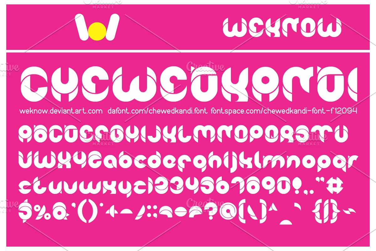 Chewedkandi font in Display Fonts - product preview 8