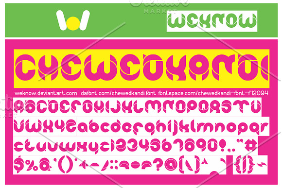 Chewedkandi font in Display Fonts - product preview 2