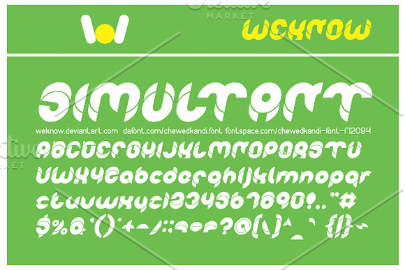 Chewedkandi font in Display Fonts - product preview 3