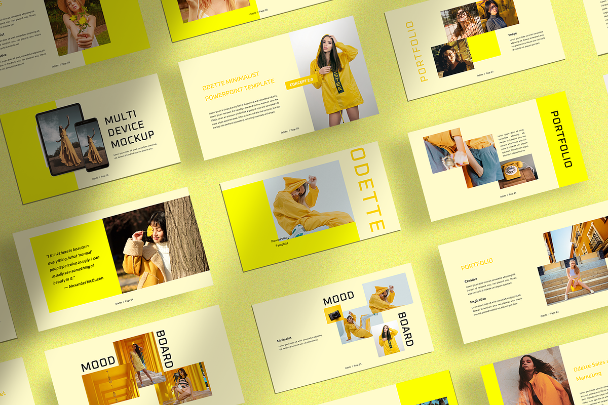 Odette - Presentation Template in PowerPoint Templates - product preview 8