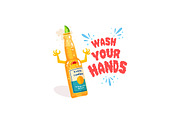 COVID-19 Coronavirus Wash You Hands