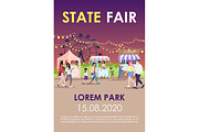 State fair brochure template