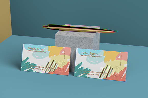Business Card MockUp GigaPack in Print Mockups - product preview 4