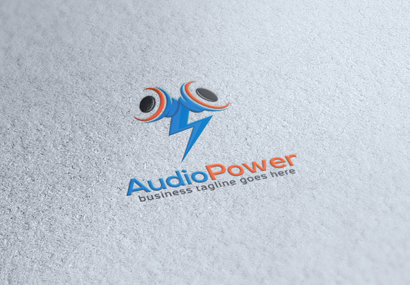 Audio Power Logo in Logo Templates - product preview 1