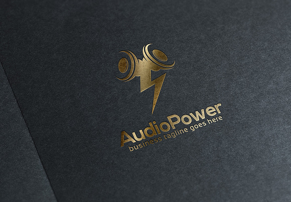 Audio Power Logo in Logo Templates - product preview 2