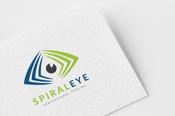 Spiral Eye logo in Logo Templates - product preview 1