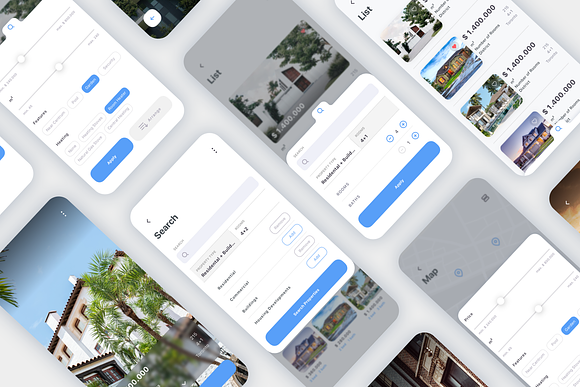 Nors Real Estate App UI Kit in UI Kits and Libraries - product preview 5