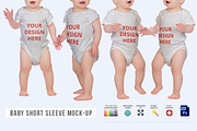 Baby Short Sleeve Mock-up