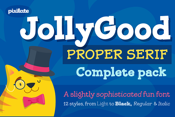 JollyGood Proper Serif in Slab Serif Fonts - product preview 1