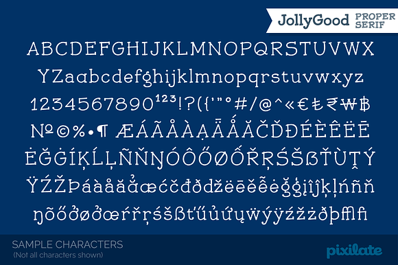 JollyGood Proper Serif in Slab Serif Fonts - product preview 6