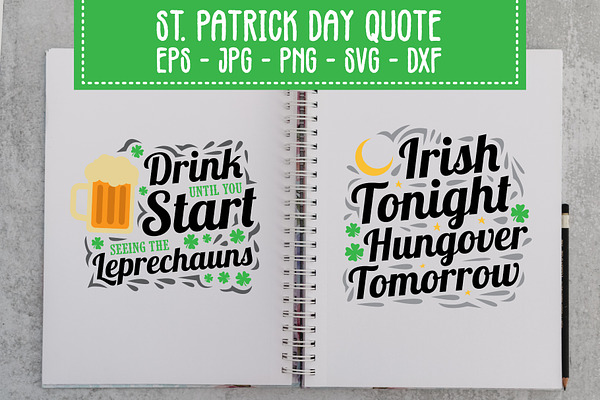 St Patrick’s Day Quotes SVG