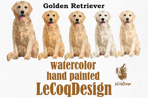Dogs Clipart Dog breeds Pet clipart in Illustrations - product preview 3