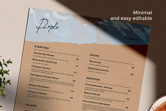 Restaurant Food and Drinks Menu in Flyer Templates - product preview 2