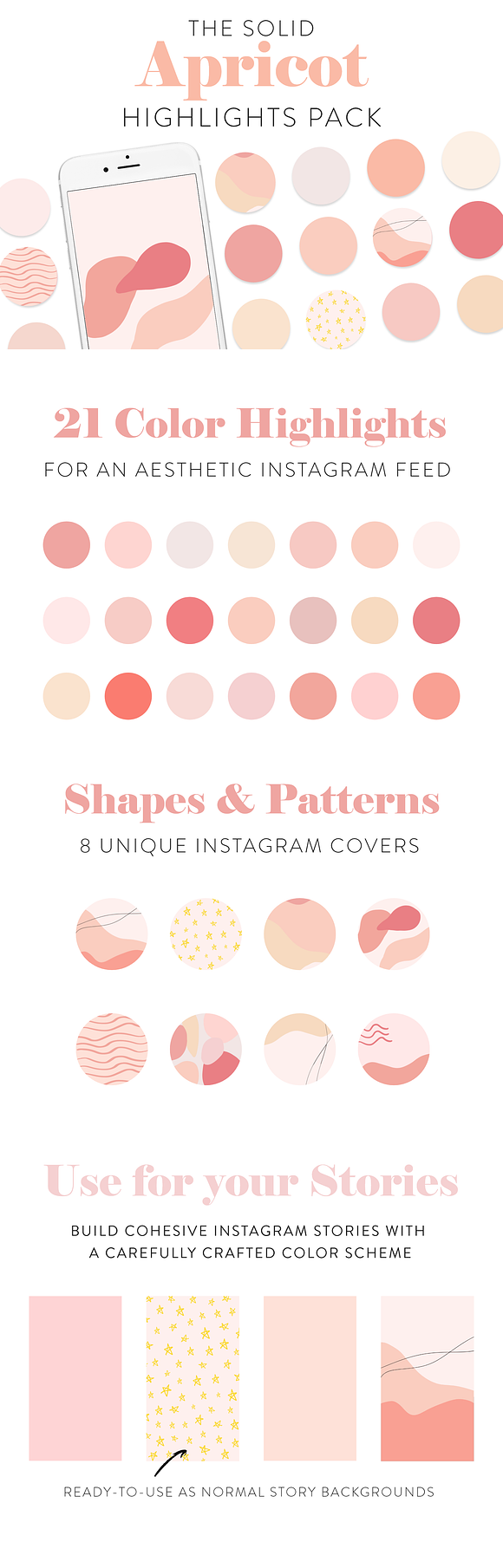 Apricot Instagram Highlight Icons in Instagram Templates - product preview 4