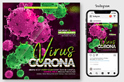 Corona Virus Precaution Flyer