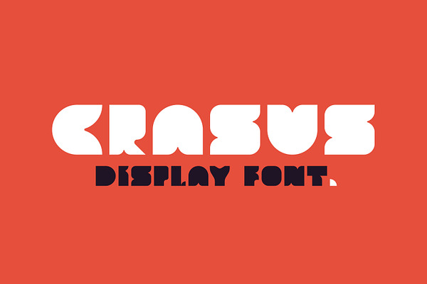 Crasus - Modern & Bold Display Font