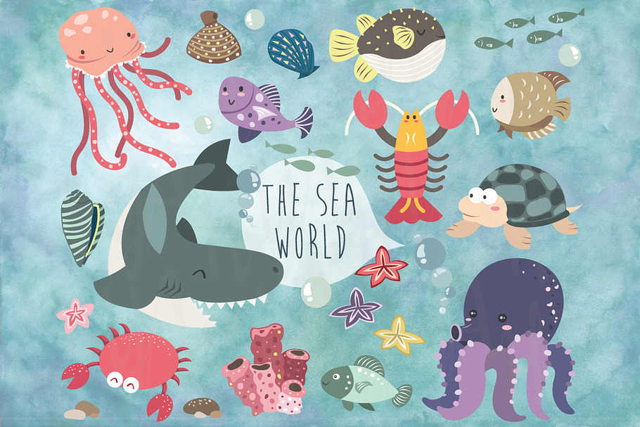The Sea World Collection Set