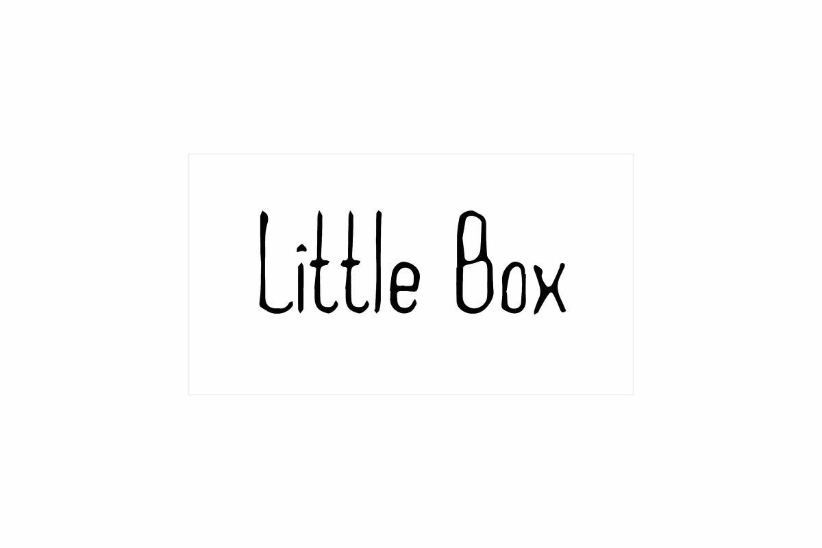 Little Box in Script Fonts - product preview 8