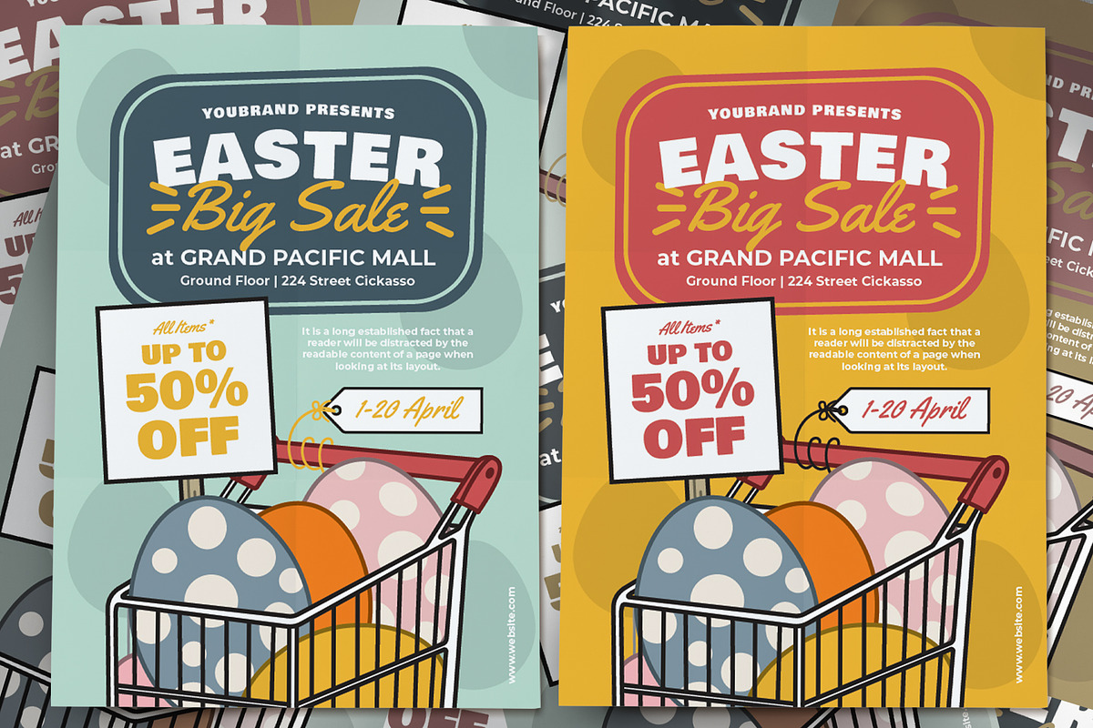 Easter Sale Flyer in Flyer Templates - product preview 8