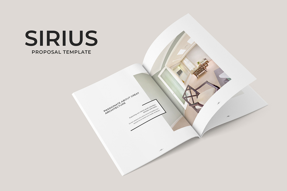 Sirius Publisher Proposal Template in Brochure Templates - product preview 8