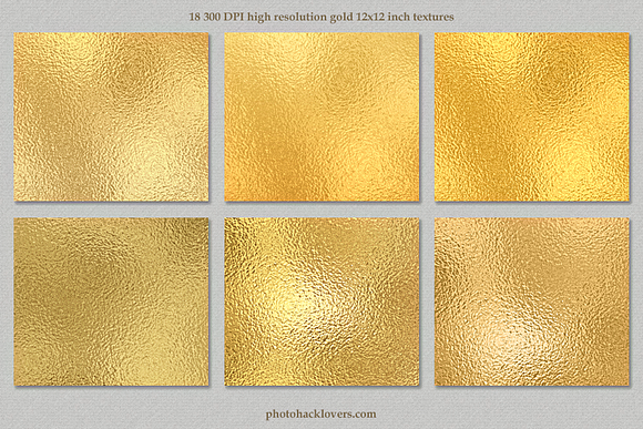 18 Soft Gold Foil Textures in Textures - product preview 3